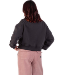 The Santa Cruz Womens Star Snail Sweatshirt in Black Wash