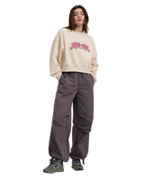 Winkowski 8Baller Strip Sweatshirt in Chalk