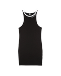 The Santa Cruz Womens Strip Racer Dress in Black & White