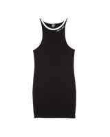 The Santa Cruz Womens Strip Racer Dress in Black & White