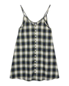 The Santa Cruz Womens Sundance Skater Dress in Navy & Green Check