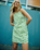 Sun Daze Mini Dress in Green Sun Daze