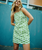 Sun Daze Mini Dress in Green Sun Daze