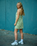 Sun Daze Mini Dress in Green Sun Daze