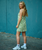 Sun Daze Mini Dress in Green Sun Daze