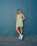 Sun Daze Mini Dress in Green Sun Daze