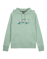 The Santa Cruz Womens Cluster Strip Hoodie in Pale Sage