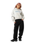The Santa Cruz Womens Love Script Front Hoodie in Mist
