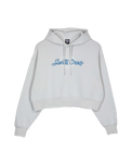 The Santa Cruz Womens Love Script Front Hoodie in Mist
