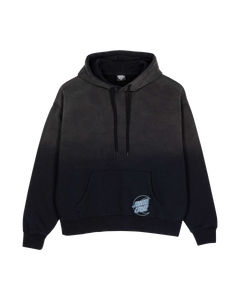 The Santa Cruz Womens Imprint Moon Dot Hoodie in Black Wash