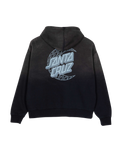 The Santa Cruz Womens Imprint Moon Dot Hoodie in Black Wash