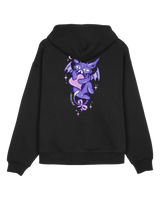 The Santa Cruz Womens Night Critter Hoodie in Black