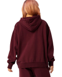 The Santa Cruz Womens SC Stitch Hoodie in Dark Cherry