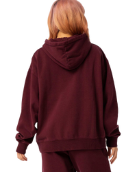 The Santa Cruz Womens SC Stitch Hoodie in Dark Cherry