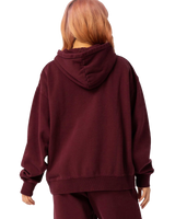 The Santa Cruz Womens SC Stitch Hoodie in Dark Cherry