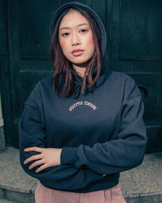 Chrome Flower Stack Hoodie in Black Wash