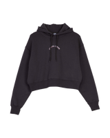 The Santa Cruz Womens Chrome Flower Stack Hoodie in Black Wash