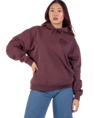 The Santa Cruz Womens Sun Up Dot Hoodie in Cocoa Powder