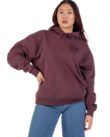 The Santa Cruz Womens Sun Up Dot Hoodie in Cocoa Powder