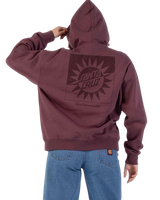 The Santa Cruz Womens Sun Up Dot Hoodie in Cocoa Powder