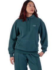 The Santa Cruz Womens Groovy Stack Hoodie in Deep Sea Wash
