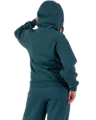 The Santa Cruz Womens Groovy Stack Hoodie in Deep Sea Wash