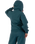 The Santa Cruz Womens Groovy Stack Hoodie in Deep Sea Wash
