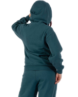 The Santa Cruz Womens Groovy Stack Hoodie in Deep Sea Wash