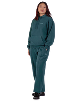 The Santa Cruz Womens Groovy Stack Hoodie in Deep Sea Wash