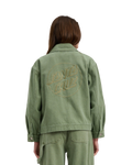 The Santa Cruz Womens Asp Key Jacket in Pale Sage Wash