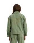 The Santa Cruz Womens Asp Key Jacket in Pale Sage Wash