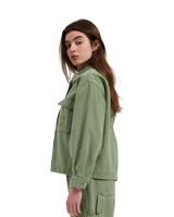 The Santa Cruz Womens Asp Key Jacket in Pale Sage Wash