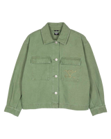 The Santa Cruz Womens Asp Key Jacket in Pale Sage Wash
