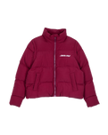 The Santa Cruz Womens Strip 2 In 1 Quilted Jacket in Dark Cherry