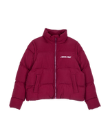 The Santa Cruz Womens Strip 2 In 1 Quilted Jacket in Dark Cherry