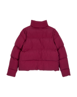 The Santa Cruz Womens Strip 2 In 1 Quilted Jacket in Dark Cherry