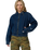 The Santa Cruz Womens Split Sun Bomber Jacket in Dark Denim