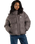 The Santa Cruz Womens Opus Dot Quilted Jacket in Brown Gingham