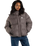 The Santa Cruz Womens Opus Dot Quilted Jacket in Brown Gingham