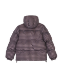 The Santa Cruz Womens Opus Dot Quilted Jacket in Brown Gingham