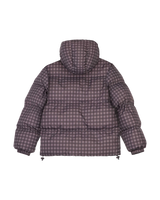 The Santa Cruz Womens Opus Dot Quilted Jacket in Brown Gingham