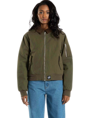 The Santa Cruz Womens Pilot Bomber Jacket in Olive