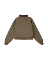 The Santa Cruz Womens Pilot Bomber Jacket in Olive