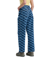 The Santa Cruz Womens Classic Baggy Jeans in Blue Wave Check
