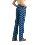 The Santa Cruz Womens Classic Baggy Jeans in Blue Wave Check
