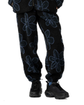 The Santa Cruz Womens Homebody Joggers in Black Daisy
