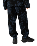 The Santa Cruz Womens Homebody Joggers in Black Daisy