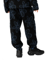 The Santa Cruz Womens Homebody Joggers in Black Daisy