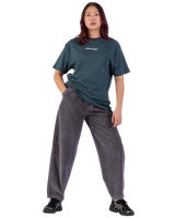 The Santa Cruz Womens Makers Trousers in Grey Wash