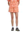 The Santa Cruz Womens Take A Trip Walkshorts in Apricot Trip Repeat